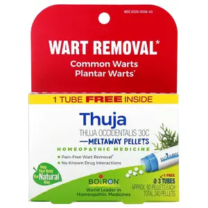 Boiron Thuja Occidentalis, 30C, 3 Tubes, 80 Pellets Each | HSA/FSA Eligible