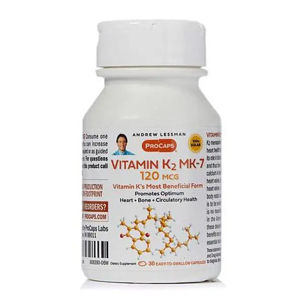 Andrew Lessman Vitamin K-2 MK-7 120  - 30 Capsules