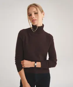 Basic Cashmere Turtleneck Sweater