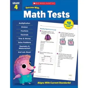 Scholastic Success with Math Tests Grade 4 Workbook -- Scholastic Teaching Resources, Paperback