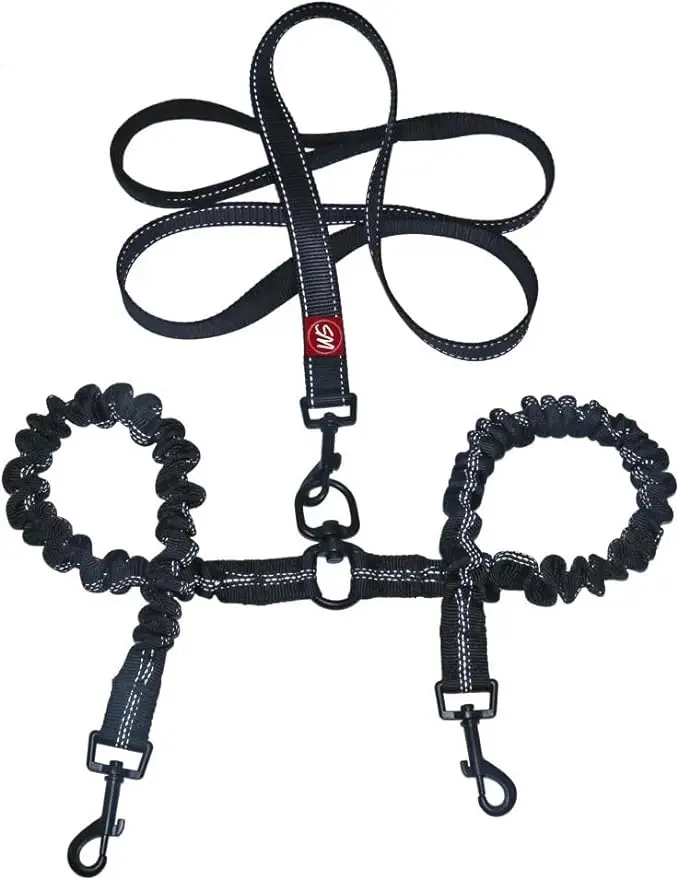 Pet Seat Belt; Car Safety 3 in 1 Versatile Multi-Use Leash - Shock Absorbing, No Tangle, Durable, Nighttime Reflective