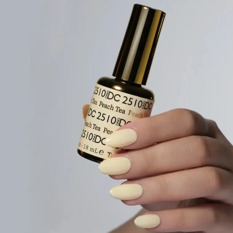 DND DC 2510 Peach Tea Gel and Lacquer Duo nail care nail art