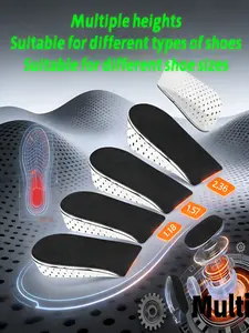 0.79/1.18/1.57 Inches Raised, Unisex Design, Comfortable Support With Breathable Structure, Height-Increasing Insole, Cushioned Insoles - Honeycomb Cushioning