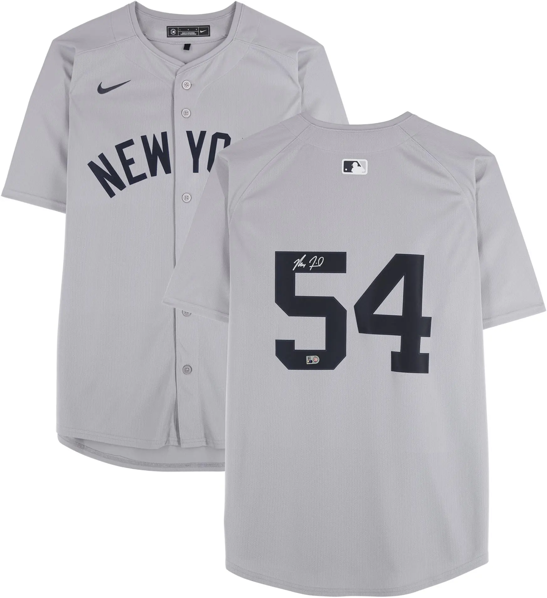 Max Fried New York Yankees Autographed Gray Nike Limited Jersey - Fanatics Authentic Certified