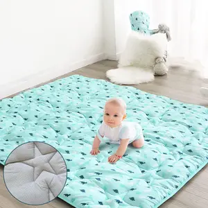 Baby Play Mat for 71'' x 59'' Playpen, Large & Thick Baby Mat for Floor, Playmat for Babies and Toddlers, Non Slip Crawling Mat for Playpen, Easy Clean Foam Play Mat, Dinosaur