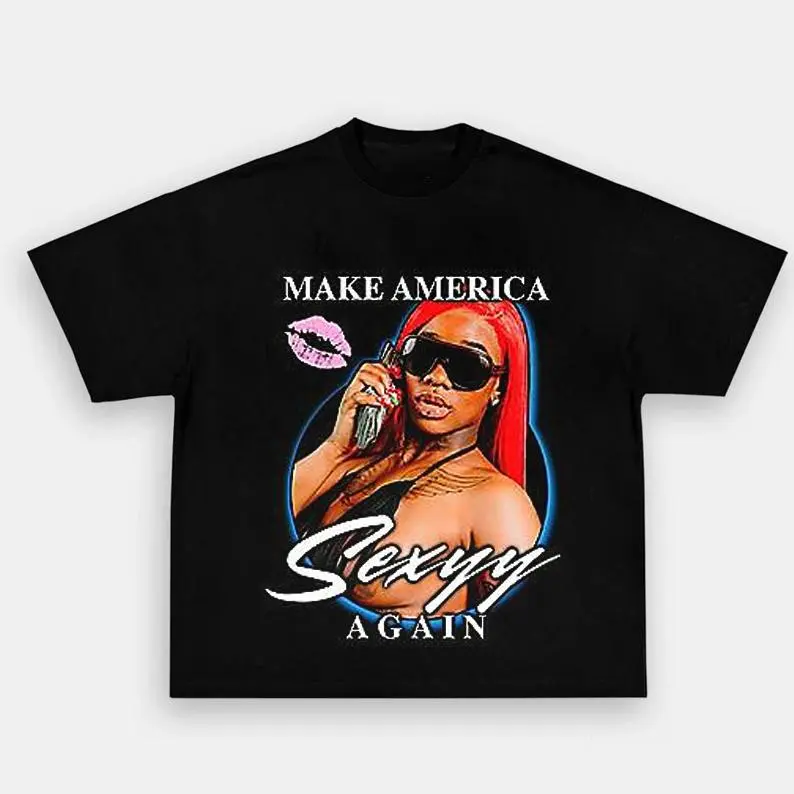 Sexyy Red Vintage Graphic T Shirt Get It Sexyy Hip Hop Fan Collection HY6169