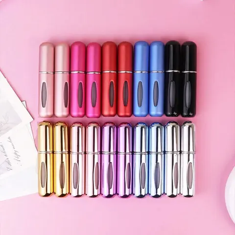 5ML Portable Mini Spray Bottle, 50pcs/set Refillable Spray Bottle, Travel Spray Bottle, Perfume Bottle, Makeup Tool for Women & Girls, Makeup Container Set, Portable Perfume Bottles, Make Up Tools, Cosmetics Accessories, Cosmetic Makeup Accessory