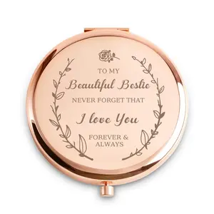 Inspirational Gifts for Women Girl, Personalized Gift for Adult Teen Women Girls, Compact Mirror for Friend Sister Daughter Wife Mom, Birthday Graduation Mothers Day Basket Stuffers