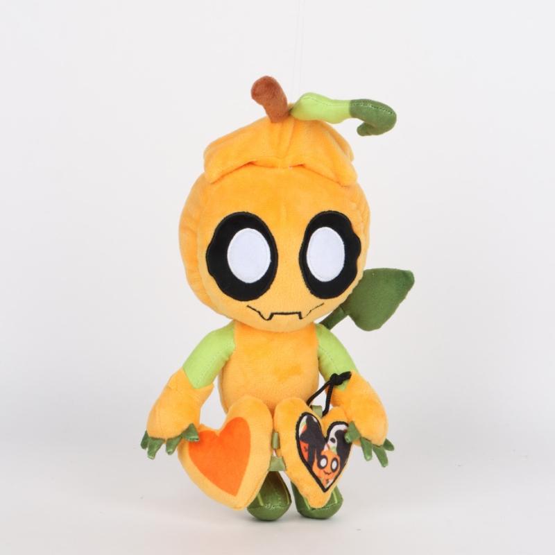 2026 NEW Cute Dandy’s World Gourdy Plush Toys XMAS Game Pumpkin Stuffed Doll Birthday Holiday Gifts Toys for Room Decoration