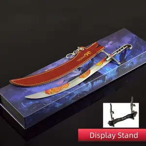 26CM Foam Pad Superbuybox Elden Ring DLC Night Reign "Scavenger's Curved Sword"Foam Giftbox Action Figure Game Collection Video game Csoplay Desk Decor