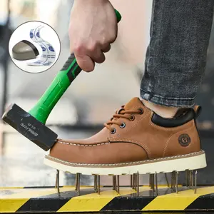 Men's Safety Shoes Work Shoes Anti-smashing, Anti-stabbing, Anti-slip And Wear-resistant,Comfortable Fabric Lining, for Industrial & Construction Work,Outdoor Work Footwear, Steel Toe Protection, Industrial Footwear, Durable Construction