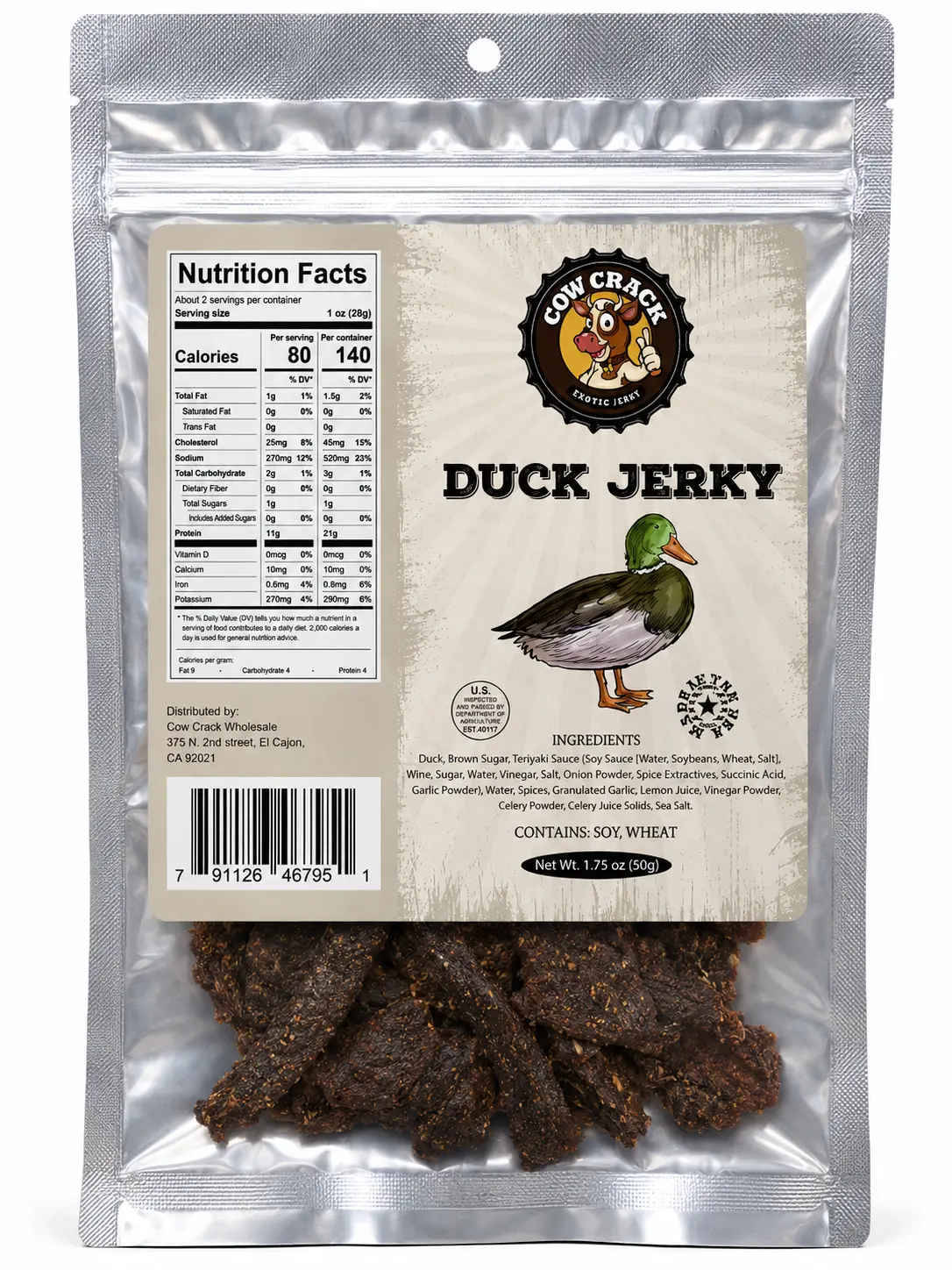 Animal Jerky Exotic Beef Jerky Premium Dried Beef High Protein Snacks Meat