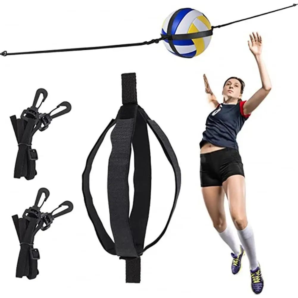 Volleyball Spike Trainer - Adjustable Solo Practice System for Hitting & Serving, Improves Timing/Power with Durable Nylon Design - Perfect for Indoor/Beach Volleyball & Backyard Training Volleyball Spike Trainer - Adjustable Solo Practice System for Hitting & Serving, Improves Timing/Power with Durable Nylon Design - Perfect for Indoor/Beach Volleyball & Backyard Training