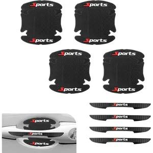 4 count  Door Handle Protector,   Door Bowl Scratch Protector Sticker, Auto Doors Handle  Guard Cover, Universal Doors Handles Cup Stickers, for