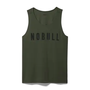 NOBULL Men's  Tank in Dark Army