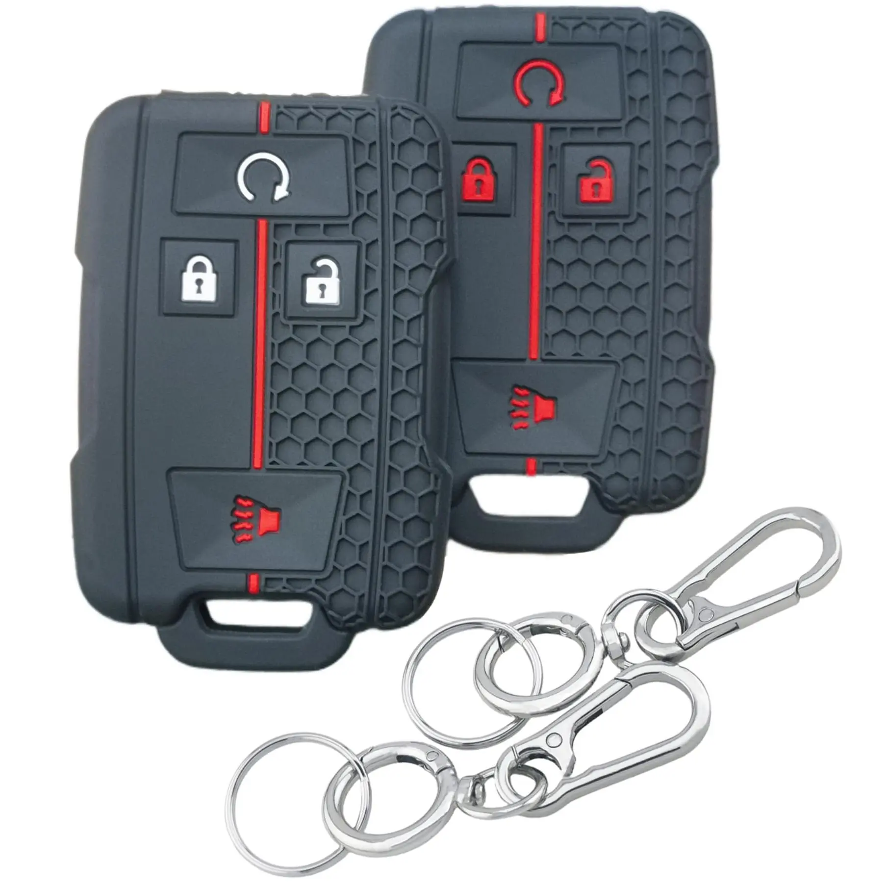 Black with Red/White