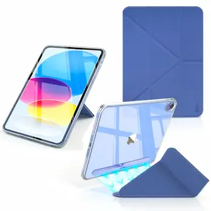 SPALLO Magnetic Case for iPad Air M4 8/7/6/5/4th 2026, Compatible with iPad 10th/11th 2025 & iPad Pro M5 2025 11 inch , Detachable Y-Fold Stand with Gaming Hard PC Back Cover , Auto Wake/Sleep , Multi-Angle Viewing , Anti-Bend