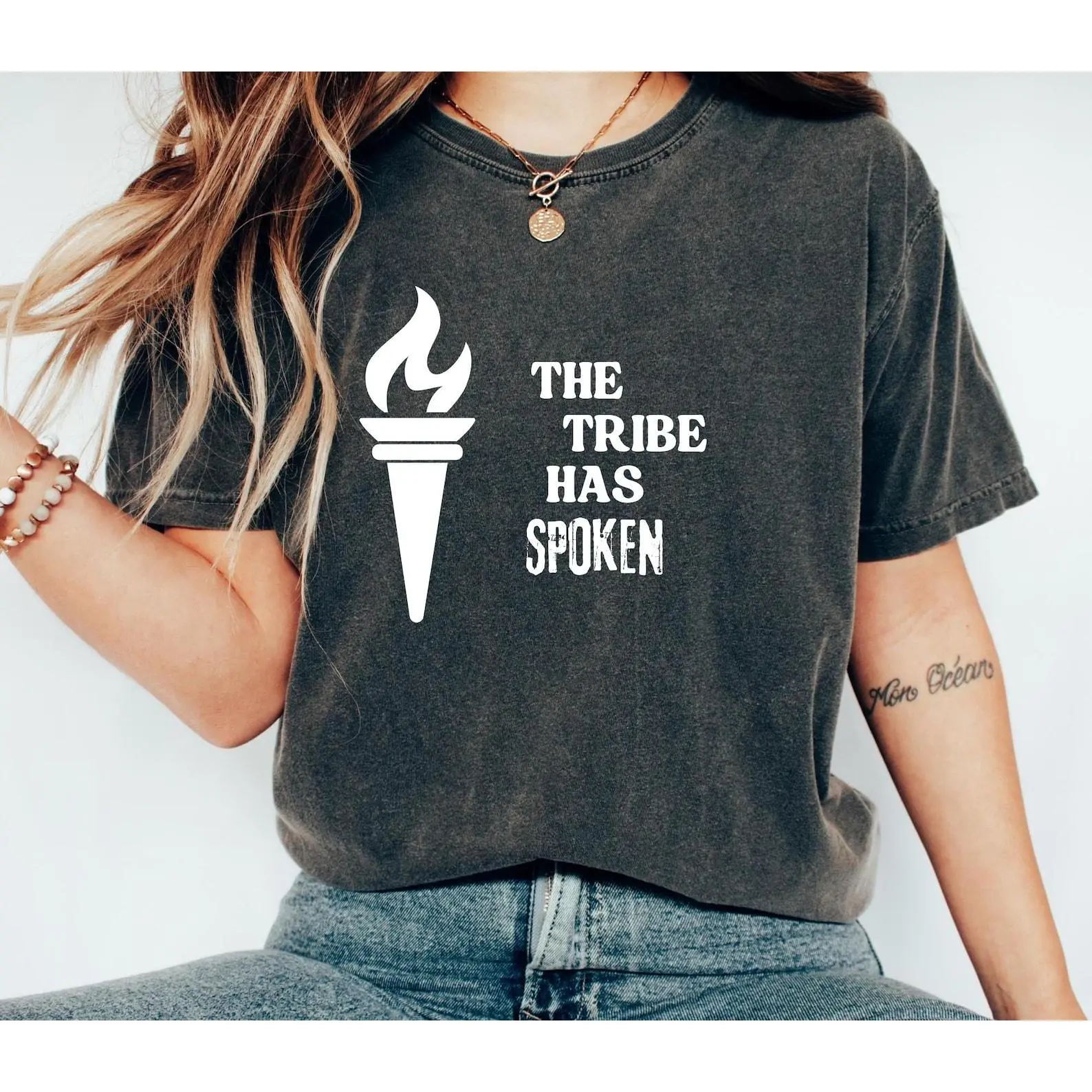 The Tribe Has Spoken T-Shirt, Survivor TV Show T-Shirt, Survivor Fan Gift, Survivor Gift, Survivor Show Fan, Jeff Probst T-Shirt Sweatshirt