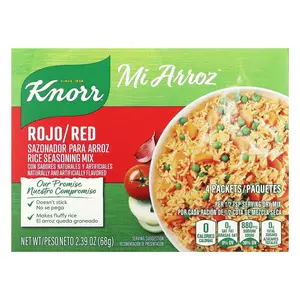 Knorr Mi Arroz, Rice Seasoning Mix, Red, 4 Packets, 2.39 oz (68 g)