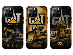 Caterpillar Power, Strength, Durability  Compatible with iPhone 7, 8, X, 11, 12, 13, 14, 15, 16 17 & Samsung Galaxy S21, S22, S23 & S24 S25 series Phone Case Cover