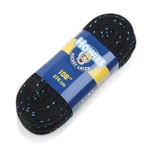 HOWIES BLACK CLOTH HOCKEY SKATE LACES