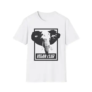 Vegan Club T-Shirt Elephant