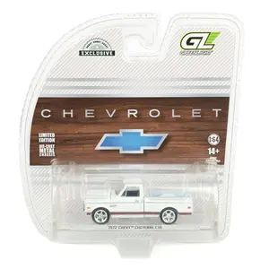 Greenlight 1/64 CHEVY 1972 CHEYENNE C10 Short Bed Pick Up Truck -WHITE