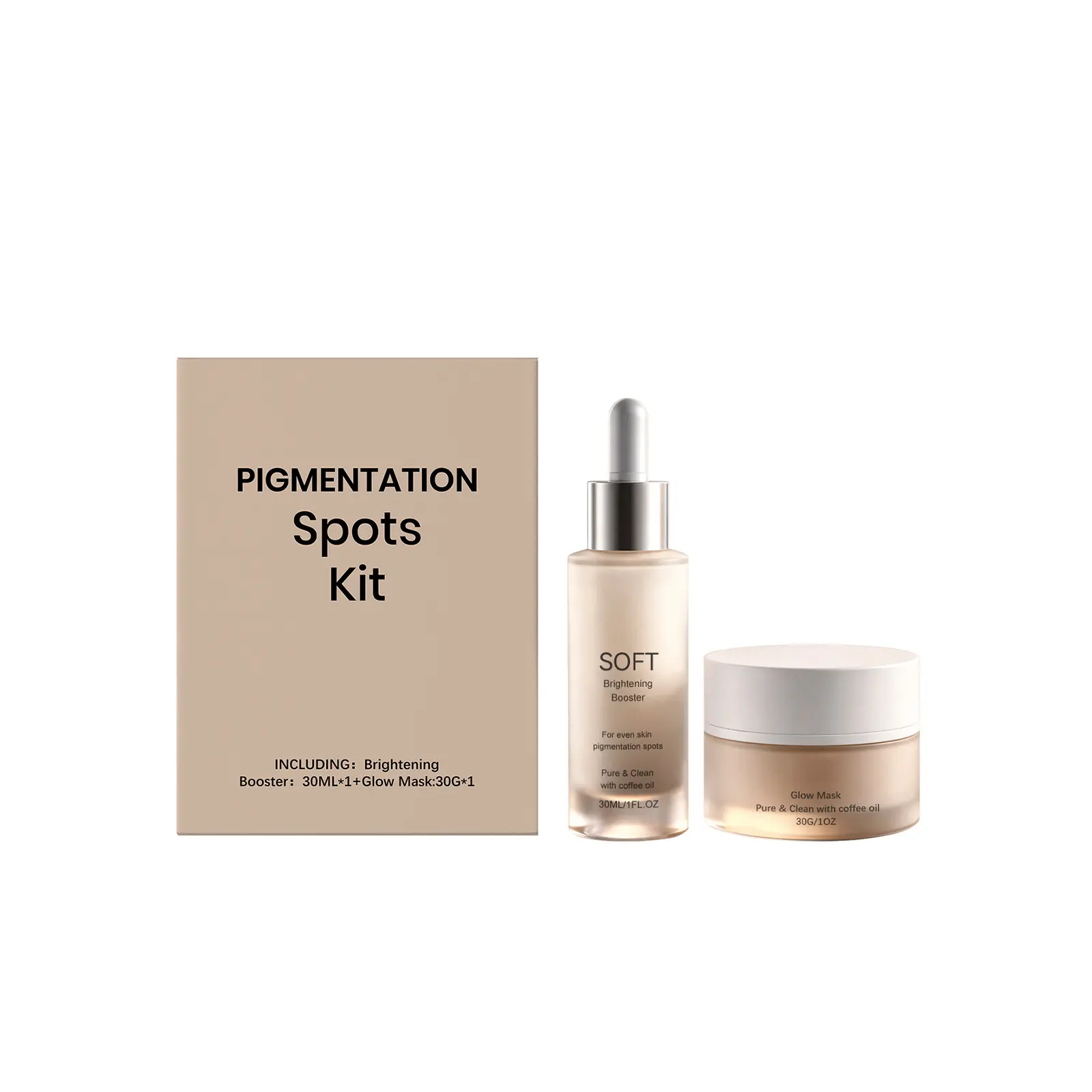 Hydrating Skincare Set (Radiance-Boosting Facial Serum & Resurfacing Mask) — Plumping, anti-aging, and deeply hydrating; moisturizes, smooths, and firms the skin, leaving it visibly smooth and luminous. Fragrance-free formula suitable for all skin types.