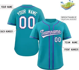 Custom Baseball Jersey Stitched Personalized Baseball Shirts Sports Uniform for Men Women Boy