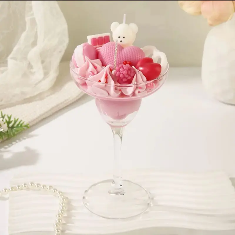 Desert-Style Creative Cream Cupcake-Look Scented Candle, Home Decor Candle for Home Supplies