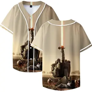 Crankdat Merch Baseball Jersey Men/Women Casual Thin button Baseball uniform Oil Slick Custom Jersey