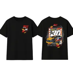 Cleetus Mcfarland #30 Kenetti Daytona 2025 Racing T-Shirt, Pjr Team Graphic Tee, Unisex Motorsport Shirt, Gift for Fans, for Him or Boyfriend, Fashion Cotton, Full Colors, Full Sizes, For Men, For Women