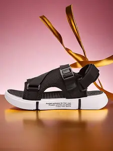 2026 Men's Summer Sandals, New Wear-Resistant Anti-Slip Soft Sole, Fashion Casual Beach Shoes, Detachable Heel, Two-In-One Flip-Flops