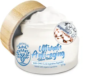 Ultimate Anti-Aging Tallow Balm Made with Organic Ingredients and Infused with GHK-Cu Copper Peptide and Argireline Hexapeptide Moisturizers Restore Skin Firming Cream Silky Moisture
