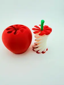Fidget Apple with Pull-Out Core