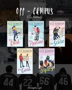 Elle Kennedy Off-Campus 5-Book Bundle – Deal, Mistake, Score, Goal & Legacy Sports Romance Set
