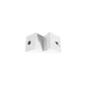 (PDB-33-WH) White Bracket Clip for Stationary Sliding Patio Doors