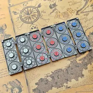 7-in-1 Foldable Rotating Dice Box for DND & TRPG, Polyhedral Dice Storage & Rolling Tower, Multi-functional Organizer for Tabletop Games, Home Game Room Accessory, Desk Storage Box