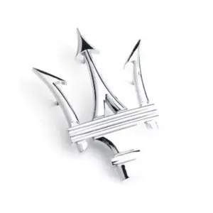MASERATI GRANDTURISMO GHIBILI QUATTROPORTE TRIDENT CHROME GRILLE EMBLM 67224700