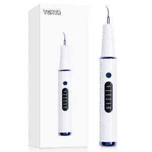 Ultrasonic Oral Plaque Remover for Humans & Pets - Professional Teeth Cleaning Kit for Tartar, Stain Removal