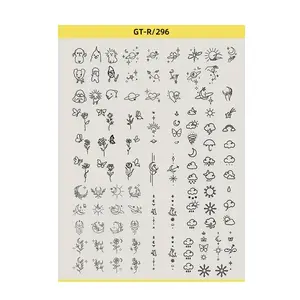 Pre-Drawn Tattoo Transfer Paper Roll, Fashion Style, Ca Prop 65 Compliant, No Additional Features, Ideal for Temporary Tattoos