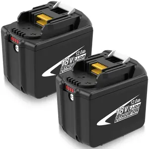 12.0Ah Battery Replacement for Makita 18V Battery Compatible with 18 Volt BL1860B BL1850B BL1840B Series Batteries