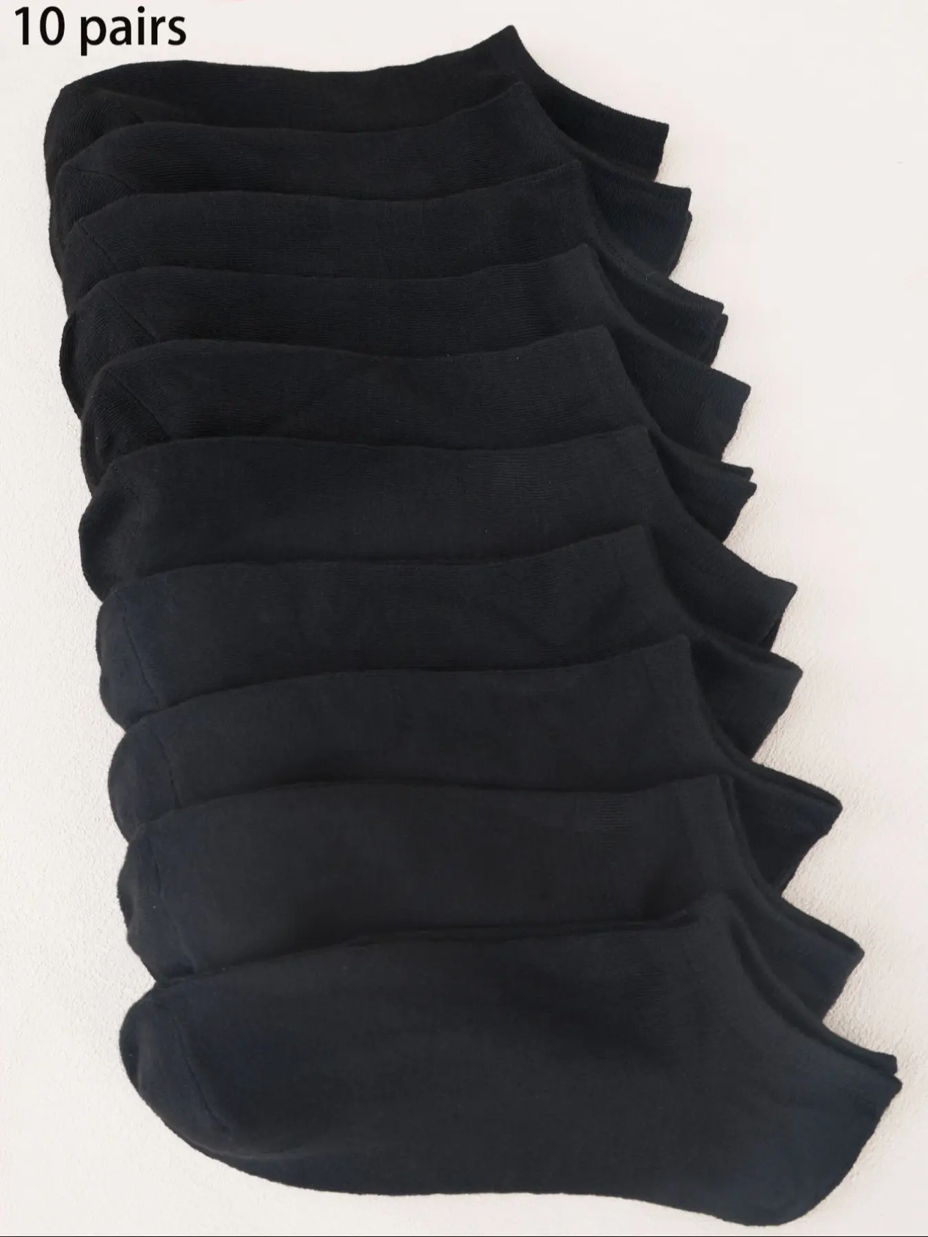 10 pairs, black