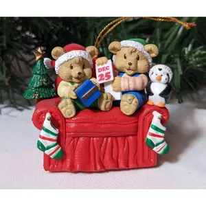 Vintage Teddy Bear Ornament
