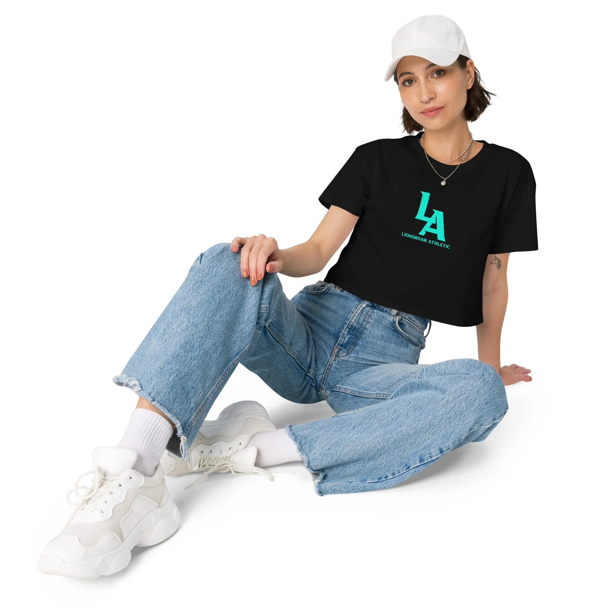 Lionsroar LA logo - Women’s crop top