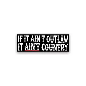 Outlaw Country Sticker