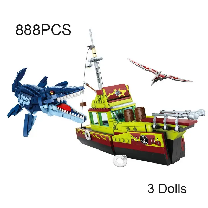 Jurassic World Buildable Model Figures, Animal Park Building Blocks, Dino Robot Bricks, Children’s Toy Gifts