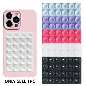 1pack Colors Smartphone Suction Cup Cellphone Phone Case Mount, Sticky Phone Grip, Silicone Phone Holder, Hands-Free Accessory for Selfies & Videos, Selfie Accessories