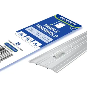 4''W x 1/4''H x 36''L Aluminum Door Threshold Mill Aluminum Door Saddle ADA accessible Barrier Free Fire Rated Door Thresholds for Exterior Doors B302A