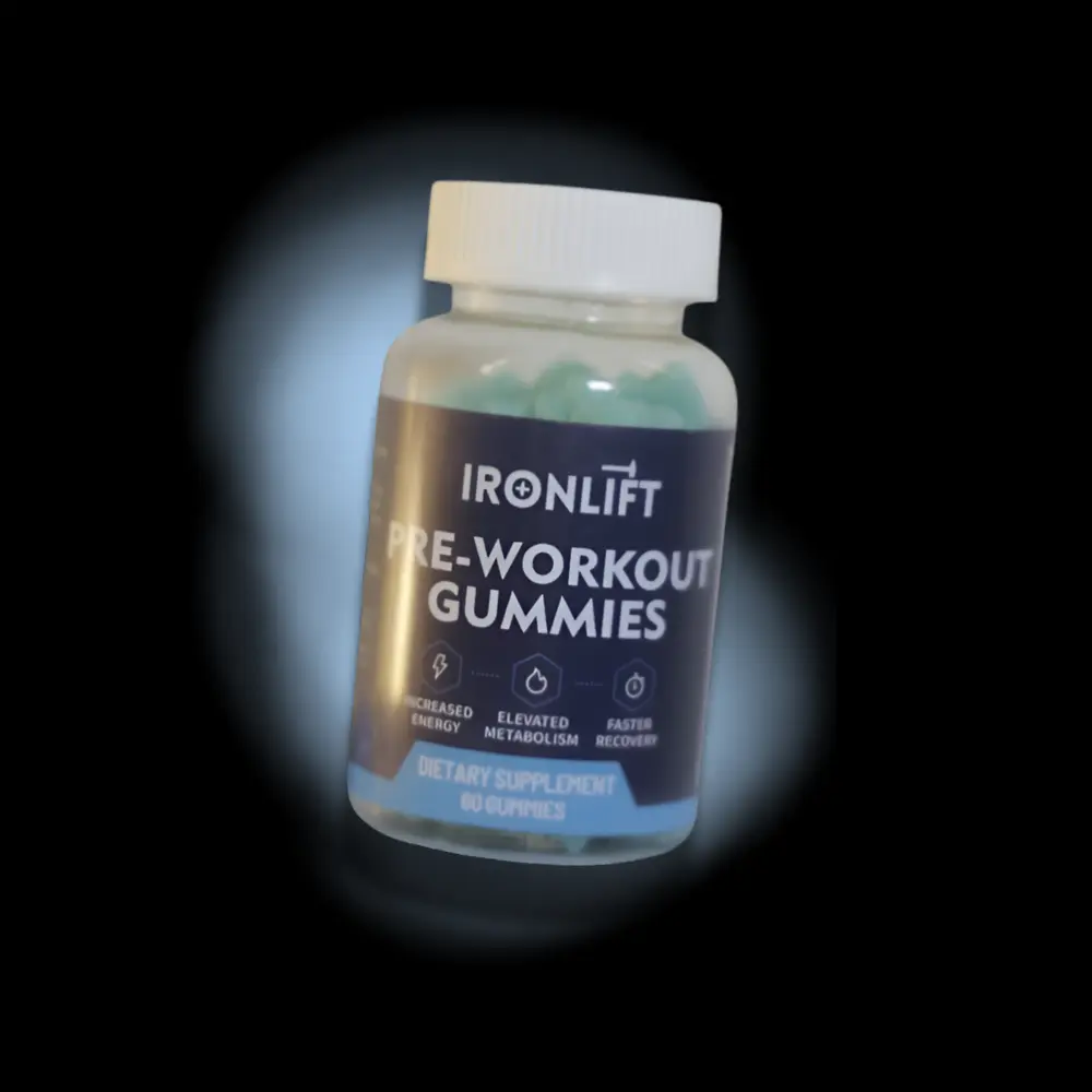 IronLift Pre Workout Gummies - Supplement for Fitness Pre Workout